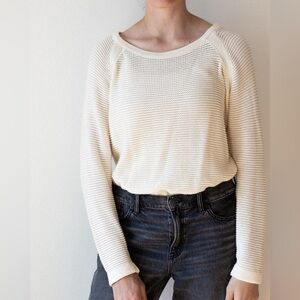 Vintage Ralph Lauren Cream Knit Women's Sweater